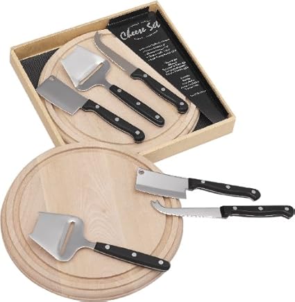 4-teiliges Käse-Set "Gourmet", 3 Spezial-Käsemesser und ein