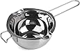 Stainless Steel Double Boiler Pot for Melting Chocolate, Candy and Candle Making (18/8 Steel, 2 Cup Capacity, 480ML)