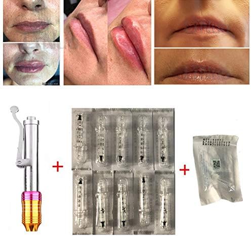 TWLCX Face Microneedling Pen, 0.3ml Hyaluron Needle-free Injection Pen Remove Wrinkles Lip Filler Face Lifting High Pressure Acid Gun Beauty Machine