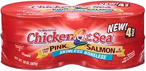 Image of Chicken of the Sea Chunk Style Pink Salmon 4 Pack (20 oz)