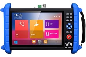 YIMEIDIRECT CCTV Camera Tester-Support up to 6K IP Camera and CVBS Analog Camera-with IP Discovery/PoE/WiFi/HDMI Output/RJ45 TDR Test/PTZ Control/Focus Test