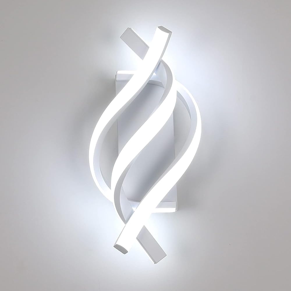 Comely Modern LED Wall Lamp 22W White Acrylic Indoor Sconce 6500K