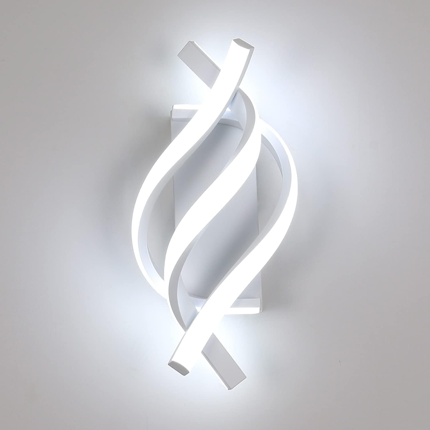 Comely Modern LED Wall Lamp, 22W LED Wall Lights Indoor, White Acrylic Wall Sconce Light for Bedroom Living Room Office Restaurant Hallway, Cool White 6500K