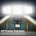 ANKO Solar Powered Motion Sensor Light, 182 LED 1000 Lumen Adjustable Head IP44 Waterproof Outdoor Security Light with 3 Control Dials for Patio, Deck, Yard, Garden, Driveway, etc