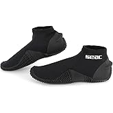 SEAC Tropic, 2 mm Neoprene Diving Boots with Rigid Sole and Heel Protection