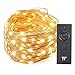 TaoTronics 66ft 200 LED String Lights with RF Remote Control, Valentine's Day Decorations Lights with Multiple Lighting Modes, Super Soft Copper Wire Waterproof for Outdoor & Indoor Decorative Lights