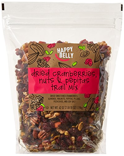 Happy Belly Dried Cranberries, Nuts & Pepitas Trail Mix, 42 ounce