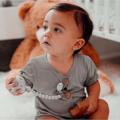 Silicone Pacifier Clips for Boys and Girls, Baby Pacifiers Paci