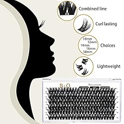Lash Clusters D Curl 18mm DIY Lash Extensions 72