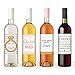 Printed Party Engagement Celebration Gift, Bachelorette, 4 Wine Bottle Labels
