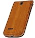 Skinomi Light Wood Full Body Skin Compatible with LG Exalt (VN360)(Full Coverage) TechSkin with Anti-Bubble Clear Film Screen Protector