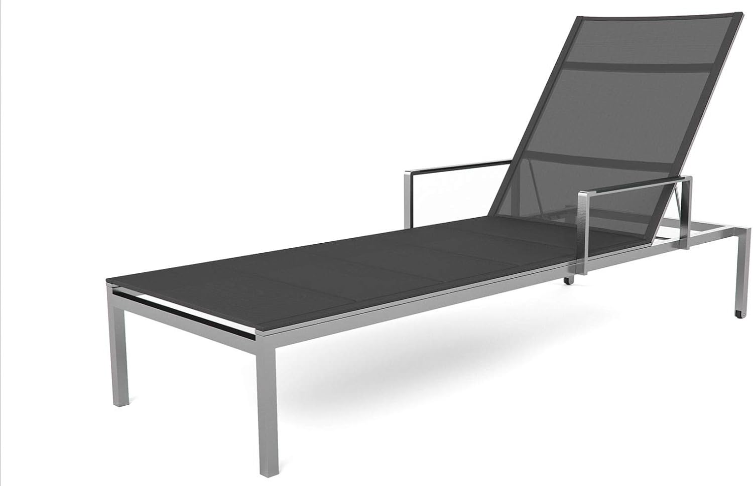 Amazon De Artelia Cairo S Edelstahl Gartenliege Sonnenliege Fur Garten Terrasse Und Balkon Relaxliege Stahl