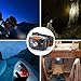 Headlamp LED Headlight 4 Mode Outdoor Flashlight Torch with Dimmable White Light Steady Red Light Adjustable and Water Resistant for Camping Hiking Walking Reading and More (3AAA Batteries Included)