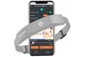 Aweec GPS Electric Dog Fence with Free App, Wireless Fence System with Training Collar, Portable Fence for Outdoor Use, Rechargeable Waterproof Flexiable Collar, Adjustable of Dogs (Gray)