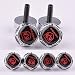 D&R® 4 Pcs Separate Chrome LICENSE PLATE FRAME Bolt Screws For Dodge