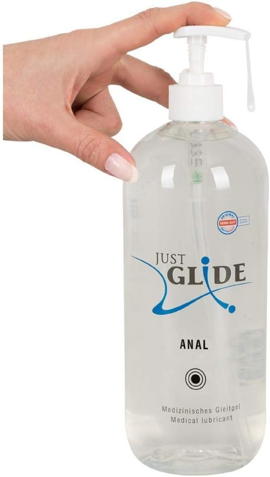 Just Glide Anal Lubricant Transparent 1000 ml, 1 l (Pack of 1) - Image 3