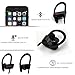 JTD Professional Wireless Bluetooth Headphones IPX6 Waterproof Sweat Proof Noise Cancelling Light-Weight Headphones Bluetooth Earbuds Headset Earphones for Sports, Designed to Stay in Ears