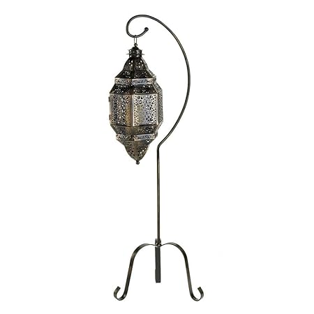 Bestchoiceforyou Moroccan Candle Lantern Stand Holder