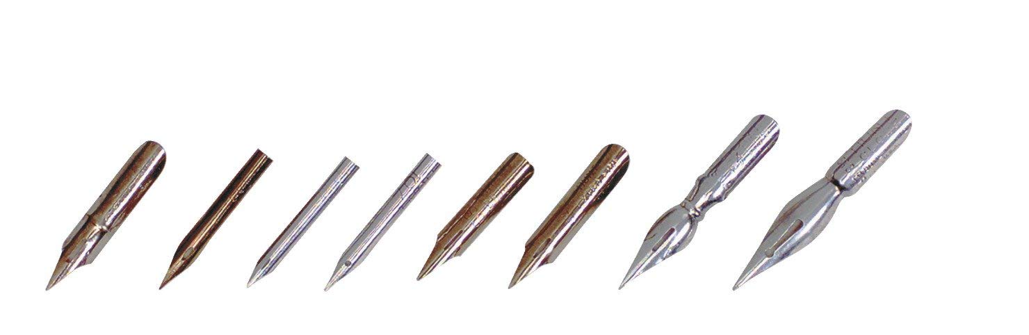 Speedball #22B Extra Fine Pen Nib, For Calligraphy, Creative HandWriting, Copperplate, Spencerian, Ruling, Ink Dip Quill Pen, Lettering, Art Supplies, Dip Fountain Caligraphy Pen Nibs, Art Pen Set