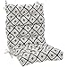 AmazonBasics Tufted Outdoor High Back Patio Chair Cushion- Black Geo