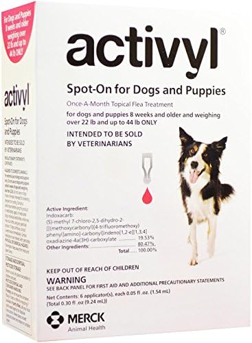 Alere Activyl 22-44 lbs (Medium Dogs) - 6 ct