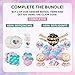 Gender Reveal Party Supplies Kit 228 Pieces Serves 24 Guests, Baby Gender Reveal Decorations, Baby Boy Or Girl Gender Reveal Banner, Plates and napkins, gender reveal cups