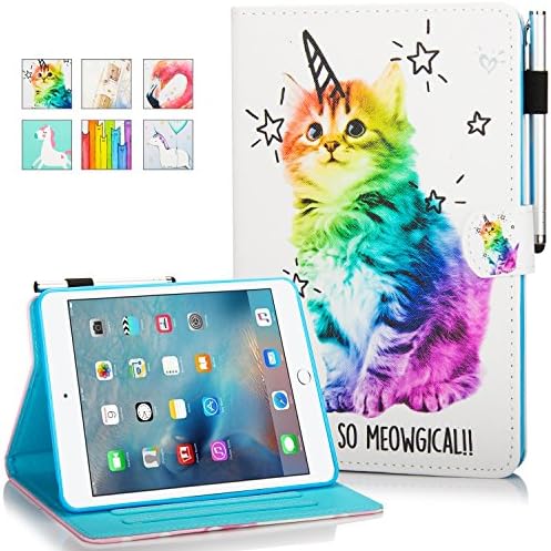 Monstek iPad Pro 10.5 Case,Smart Flip Leather Case Auto Wake/Sleep Kickstand Cover Wallet Protective Case for iPad Pro 10.5 Inch,2017 Release - 04 Shiny Cat