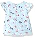 Carter's Baby Girls' 6-Piece Bodysuit Tee and Short Set, Mint Butterfly/Grey Floral, 9 Months