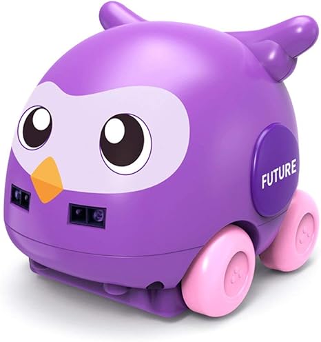 Amazon Co Jp クリスマスの女の子のためのrcかわいいトラッカー車のおもちゃに続く漫画の動物の車のジェスチャーセンサーの手の制御の誘導 紫 ホーム キッチン