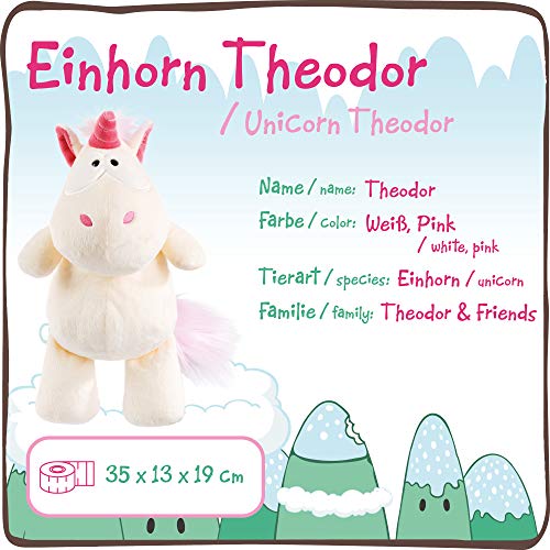 NICI Kuscheltier Einhorn Theodor 35 cm I Einhorn Plüschtier für Mädchen & Jungen ab 12 Monaten I Süßes Stofftier aus… – Bild 4