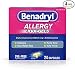 Benadryl Allergy Liqui-Gels Dye-Free - 24 ct, Pack of 4