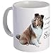 CafePress Happy Place Sheltie Mug 11 oz (325 ml) Ceramic Coffee Mug