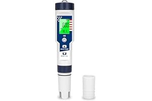 CIZTADA Hydrogen Water Tester pH ORP Meter for Drinking Water, 4 in 1 pH H2 ORP Meter for Hydrogen Water Bottle/Machine, Digital pH PPM ORP Temp Monitor for Hydroponic, Pool, Aquariums