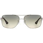 Ray-Ban Men's RB3483 Metal Square Sunglasses