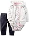 Carter's Baby Girls Cardigan Sets, Ivory, 12 Months