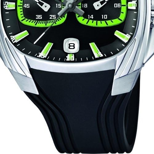 Lotus 15756/5 - Reloj analógico de Cuarzo para Hombre con Correa de plástico, Color Negro