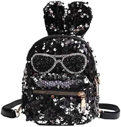 Inverlee Fashion Girls Sequins Shoulder Bag Student Children School Bag Travel Backpacks
