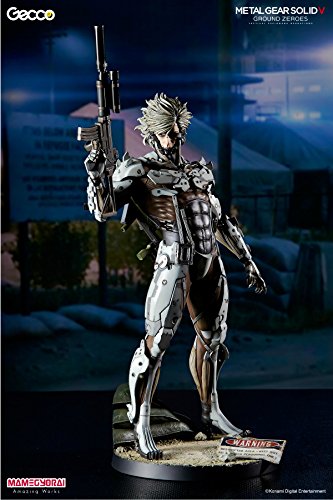 [ SDCC2015 / beans torpedo Distribution Limited ] Metal Gear Solid V ground Zerozu ' Jamevu Mission ' / Raiden 1/6 Scale Statue White Armor Ver. by GECCO