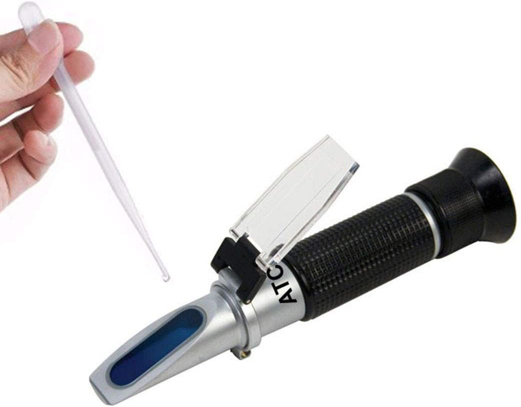 SunGrow Aquarium Refractometer, 7.6 Inches, Measure Salinity of Water, Remarkable Accuracy, Includes Calibration Tool