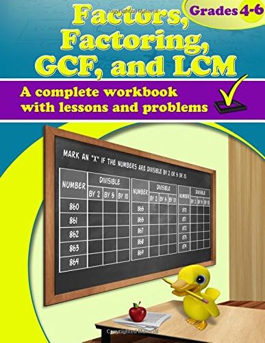Factors, Factoring, GCF, and LCM Workbook