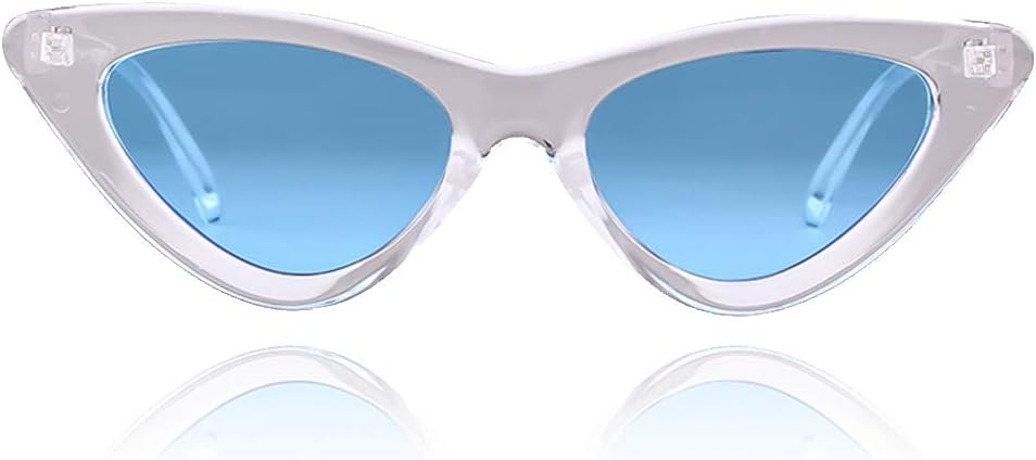 JUDOO Clout Goggles Cat Eye Sunglasses Vintage Mod Style Retro Kurt Cobain Sunglasses