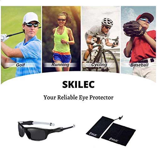 SKILEC Gepolariseerde Sport Zonnebril len voor Mannen Vrouwen - Fietsbril TR90 Frame voor het Rijden MTB Vissersbril… - Image 6