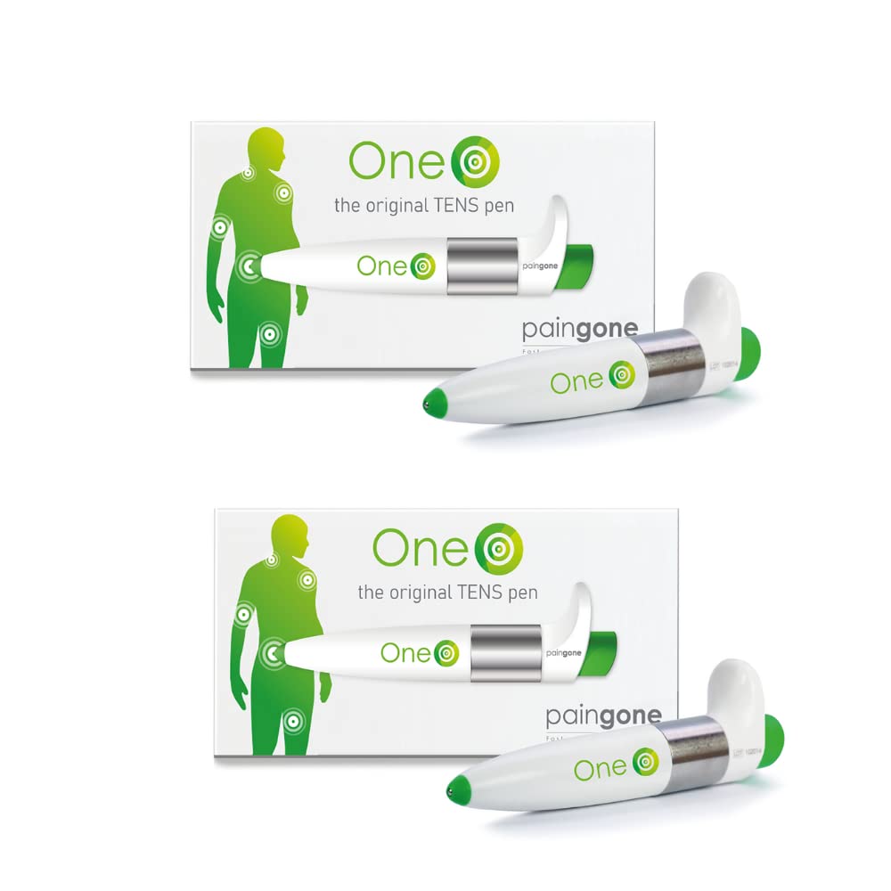 Twin PainGone One Pain Relief Pen Twin Pack - Instant Pain Relief | TENS Pain Reliever | Relief from Painful Conditions Like Arthritis, Sciatica, Back Pain, Fibromyalgia & spondylosis…