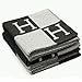 Initial Letter H Cashmere Knitted Throw Blanket for Couch/Chair/Love Seat/Car Camping Blanket Shawl 55