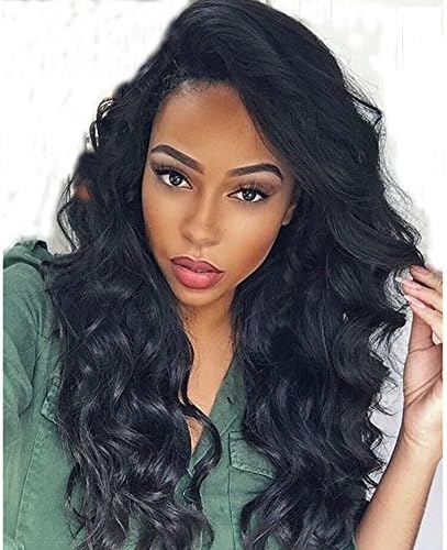 Y Wigs 2017 New 360 Lace Wigs 250% Density Body Loose Wave Human Hair Wigs for Black Women Brazilian Virgin Hair 360 Lace Frontal Wigs (18 inch)