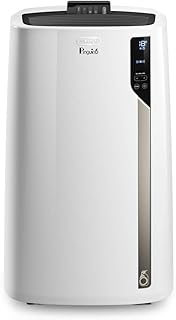 De'Longhi Pinguino PAC EL98 ECO RealFeel mobiles Klimagerät mit Abluftschlauch, Klimaanlage für Räume bis 95 m³, Luftentfeuchter, Ventilationsfunktion, 24h-Timer, weiß