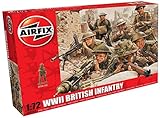Airfix A00763 WWII Soldier Figures 1:72nd Scale Military Figurine