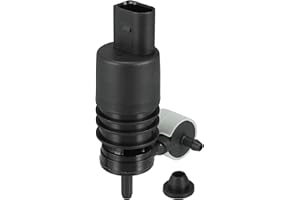 ACROPIX Windshield Washer Motor Pump Fit for VW Golf Jetta - Pack of 1 Pcs Black