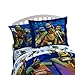 Nickelodeon Teenage Mutant Ninja Turtles City Limits Twin Comforter - Super Soft Kids Reversible Bedding features the Turtles - Fade Resistant, Includes 1 Bonus Sham (Official Nickelodeon Product)