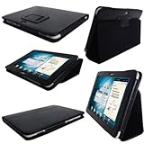 Hooshion® Leather Cover Case Stand for Samsung Galaxy tab 8.9 Tablet P7310 P7300 Black